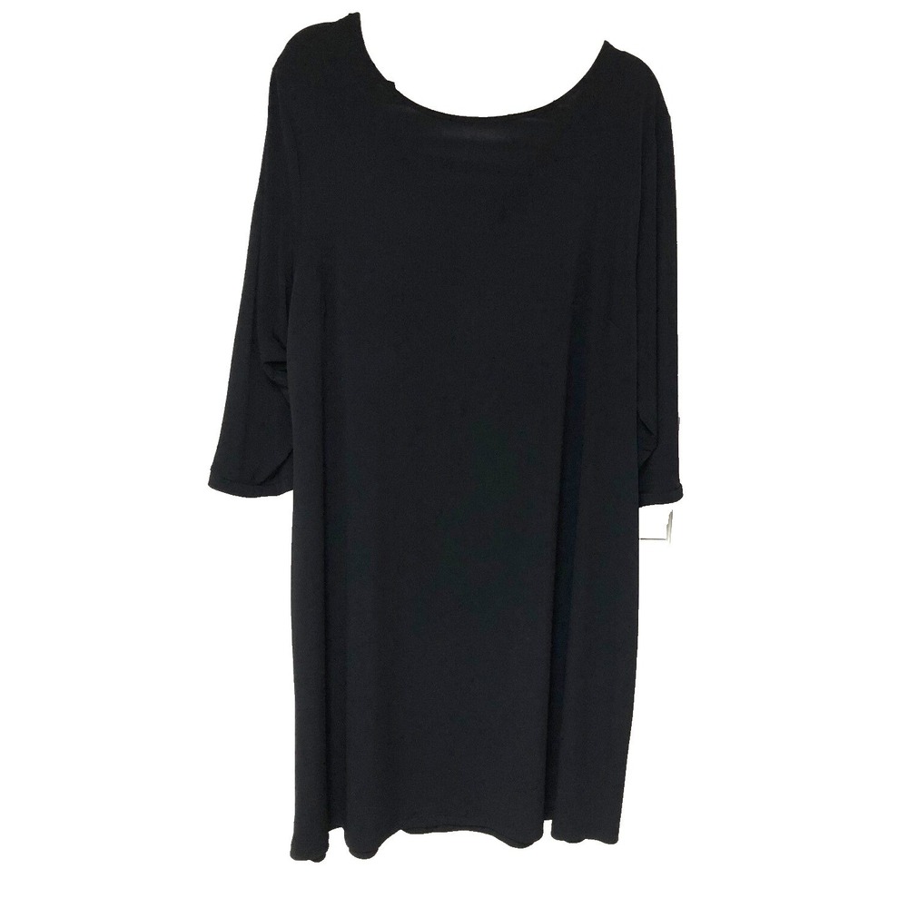 GLAMOUR Womens 20W 2X Midi Dress‎ Strappy Open Slv Office Date Party Whimsigoth